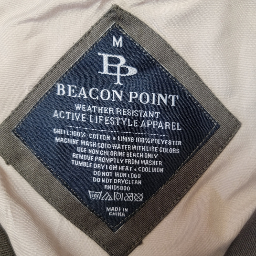 Beacon Point Green/Gray Medium Jacket - image 2